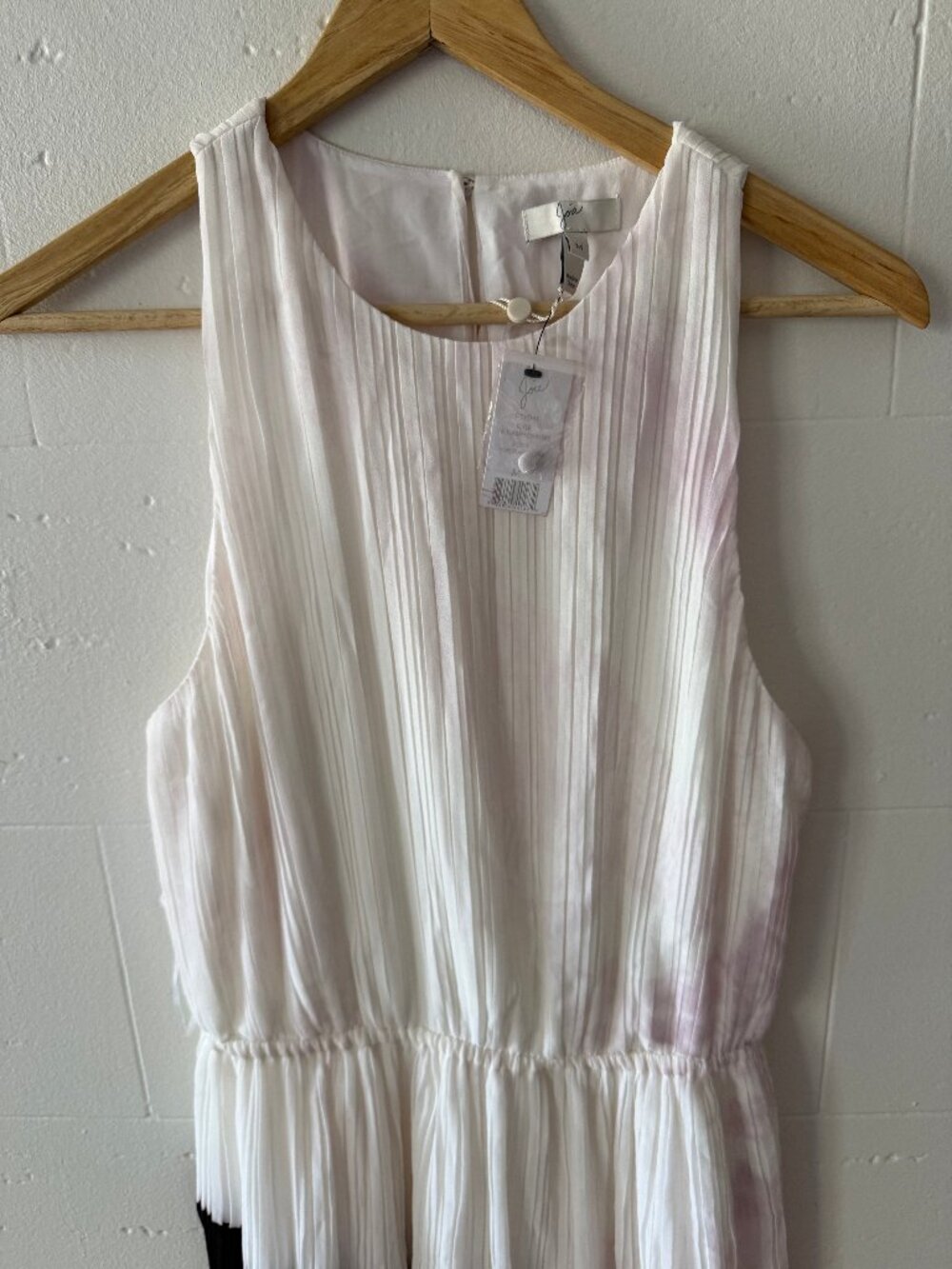 Joie | NWT Accordian Pleat Sleeveless Asymmetrical Formal Summer Dress | Medium - Picture 2 of 10